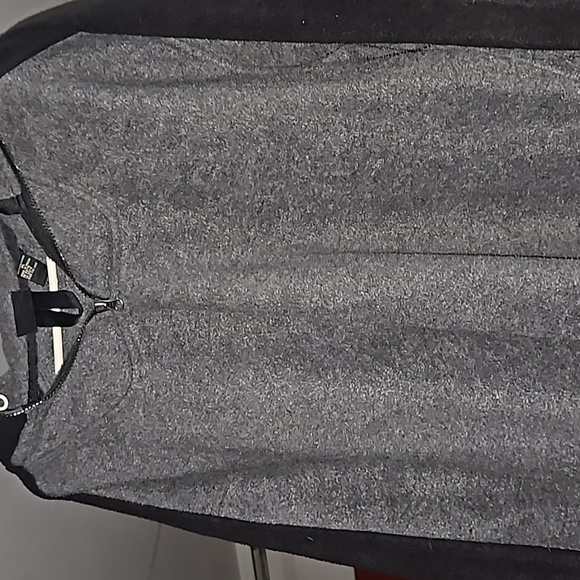 Outdoor urban terrain grey 2 Tone with black fleece pullover jacket - Picture 5 of 9